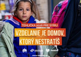 SAVIO spúšťa 21. ročník pôstnej verejnej zbierky TEHLIČKA
