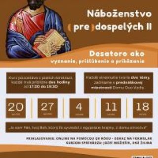 Kurz náboženstva (pre) dospelých II