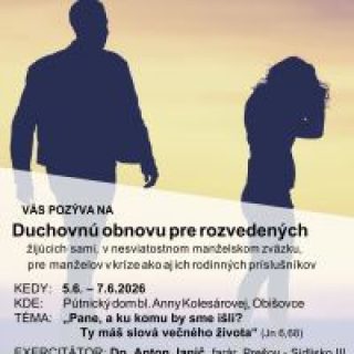 Duchovná obnova pre rozvedených, ktorí žijú sami