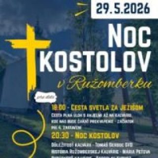 NOC KOSTOLOV NA KALVÁRII 2026