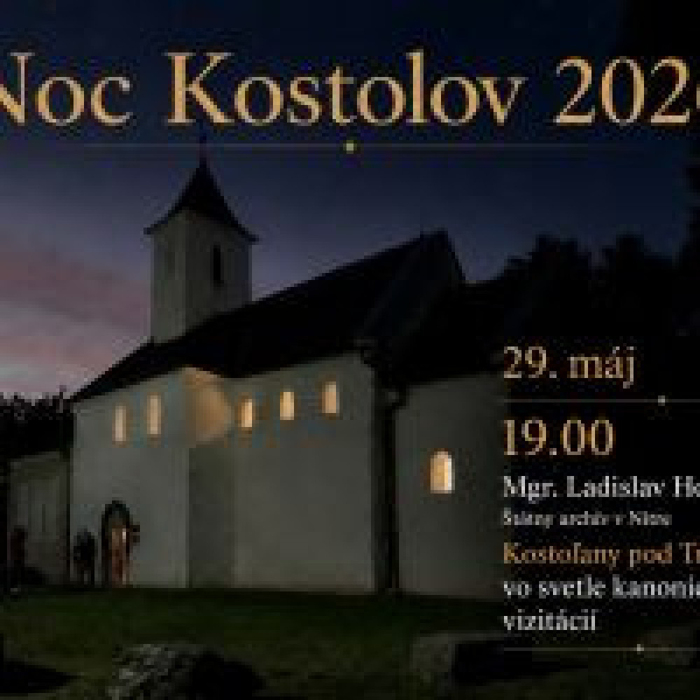 NOC KOSTOLOV POD TRÍBEČOM 2026