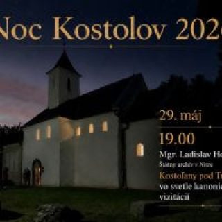NOC KOSTOLOV POD TRÍBEČOM 2026