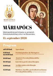 Druhá metropolitná púť do mesta Máriapócs v Maďarsku bude 15. septembra