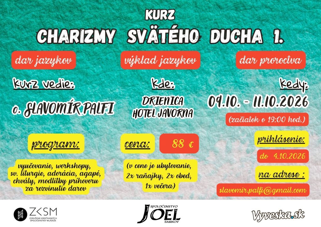 Kurz „Charizmy Sv. Ducha 1.“