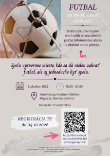Futbal za tých, ktorí chýbajú