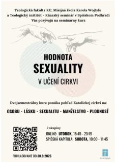 Misijná škola Karola Wojtylu otvára seminárny kurz o hodnote sexuality