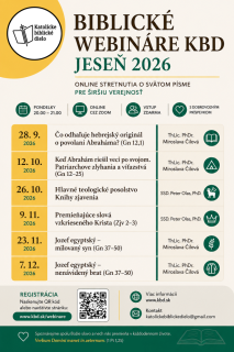 Webinár – Jozef Egyptský – nenávidený brat
