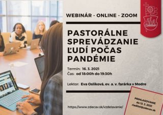 Pastorálne sprevádzanie ľudí počas pandémie