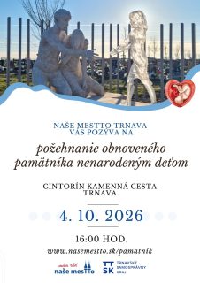 Na cintoríne v Trnave požehnajú obnovený Pamätník nenarodeným deťom