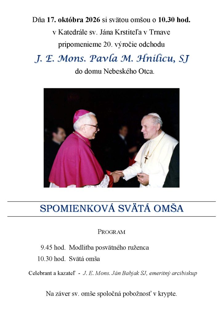 SPOMIENKOVÁ SVÄTÁ OMŠA