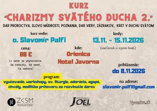 Kurz „Charizmy Sv. Ducha 2.“