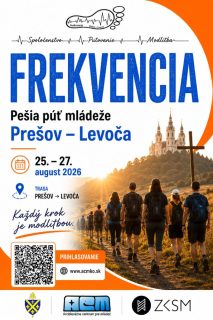 Frekvencia 2026 – 21. pešia púť mládeže z Prešova do Levoče