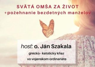Košickú svätú omšu za život venujú tentoraz bezdetným manželom