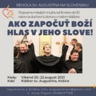 Duchovná obnova pre mladých mužov "Ako započuť Boží hlas v jeho slove!"