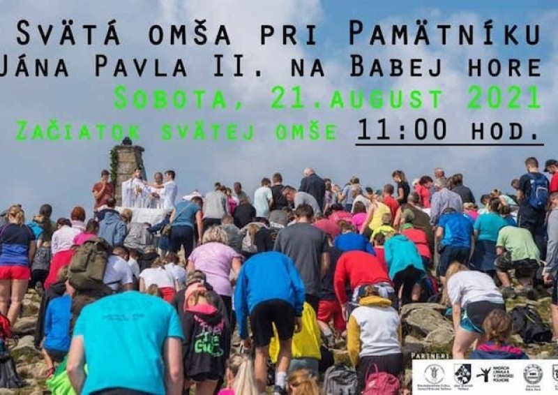 Pri pamätníku Jána Pavla II. na Babej hore chystajú opäť svätú omšu