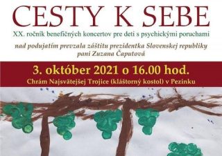 V kláštornom kostole v Pezinku bude benefičný koncert Cesty k sebe