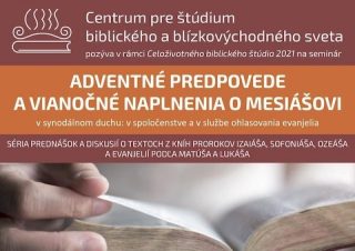 Seminár Adventné predpovede a vianočné naplnenia o Mesiášovi