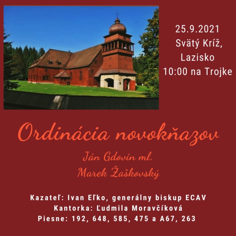 TELEVÍZNE SLUŽBY BOŽIE zo Svätého Kríža- 25.9.2021 O 10:00 TROJKA