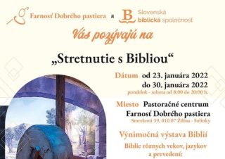 Stretnutie s Bibliou - výstava Biblií rôznych vekov, jazykov a prevedení
