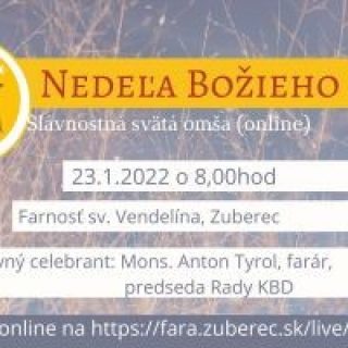 Nedeľa Božieho slova - sv. omša aj online