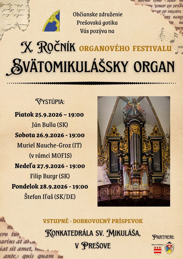 Svätomikulášsky organ – X. ročník