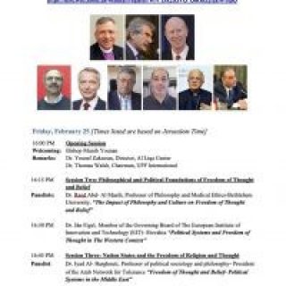 UPF & Al Liqa' Webinar: Freedom of Thought and Belief