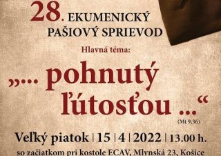 Na Veľký piatok bude 28. ročník Ekumenického pašiového sprievodu
