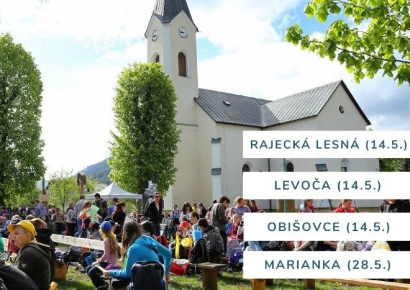 Rajecká Lesná, Levoča a Obišovce privítajú najbližšiu sobotu púte detí