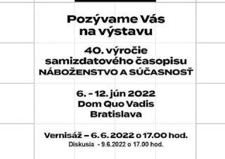 Vernisáž výstavy a diskusia výročie samizdatu Náboženstvo a súčasnosť