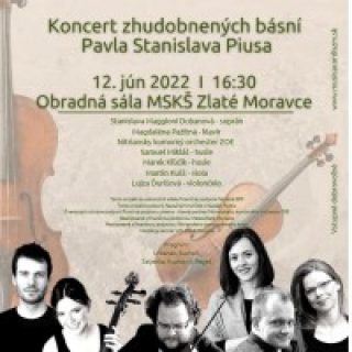 Koncert básní Pavla Stanislava Piusa /3. Hudobná jar v Zlatých Moravciach