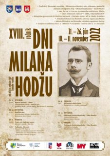 XVII. ročník Dní Milana Hodžu