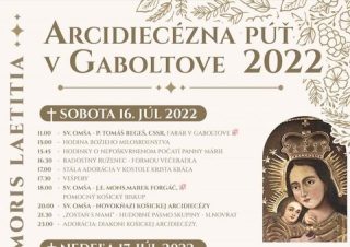 Gaboltov privíta od soboty do nedele Arcidiecéznu púť Košickej arcidiecézy