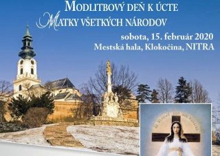 Pozvánka na Modlitbový deň k úcte Matky všetkých národov v Nitre