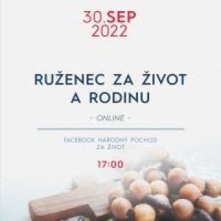 ONLINE modlitba ruženca za život a rodinu