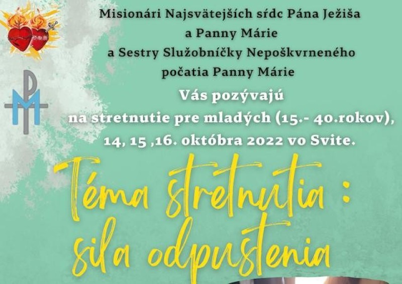 Misionári Najsvätejších sŕdc a Sestry Služobníčky pozývajú na obnovu