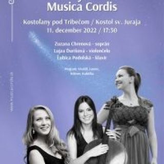 Adventný koncert Musica Cordis v Kostoľanoch pod Tribečom
