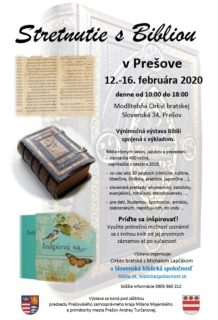„Stretnutie s Bibliou“ v Prešove