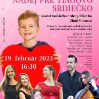 Benefičný koncert Nádej pre Tiagovo srdiečko