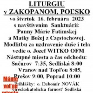 Charizmatická liturgia v Zakopanom