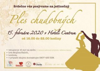 Pre ľudí v núdzi a bez domova po prvýkrát pripravili Ples chudobných