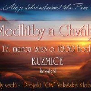 Večer modlitieb a chvál v Kuzmiciach