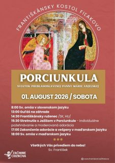 Porciunkula vo Fiľakove – pozvanie k obráteniu srdca