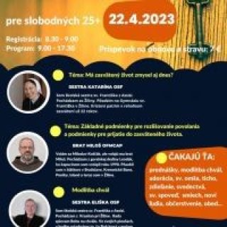 Jednodňová duchovná obnova pre slobodných 25+ mužov a ženy v Žiline