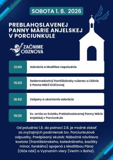 Na sviatok Porciunkuly bude možné opäť v kostoloch získať úplné odpustky
