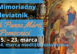 Mimoriadny Deviatnik saleziánov k Pomocnici za odvrátenie nákazy