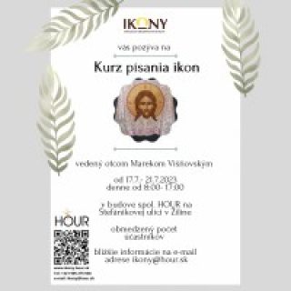 KURZ PÍSANIA IKONY s otcom Marekom Višňovským