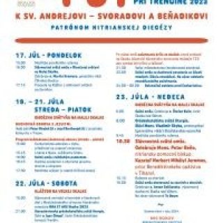 Hlavná púť v Skalke pri Trenčíne 2023