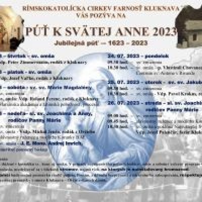 Jubilejná púť k sv. Anne