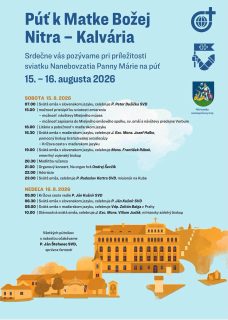 V Nitre bude tradičná púť k Matke Božej, organizátori hľadajú dobrovoľníkov