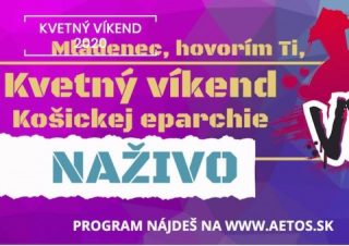 V Košiciach kvetný víkend bude, mladí sa stretnú pri online prenosoch
